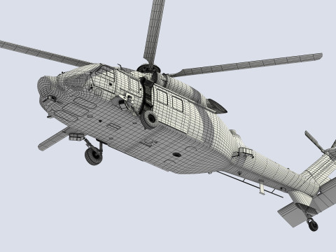 ハルビン Z-20 3Dモデル