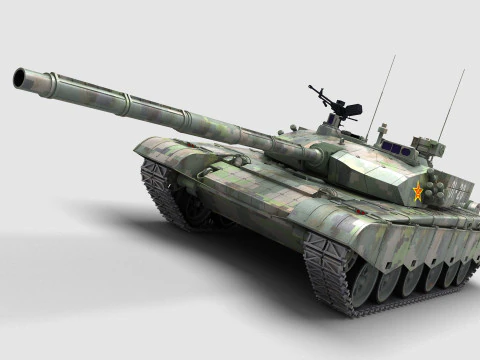 Chinese Type 99 Tank 3D Model
