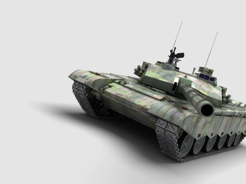 中国の 99 式戦車 3Dモデル