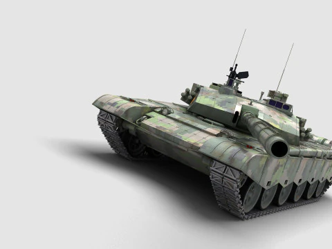 Chinese Type 99 Tank 3D Model