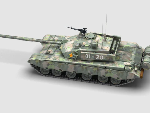 Chinese Type 99 Tank 3D Model