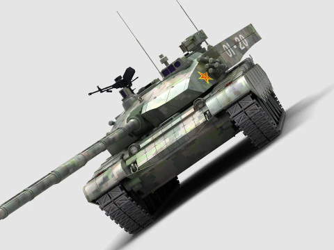 Chinese Type 99 Tank 3D Model