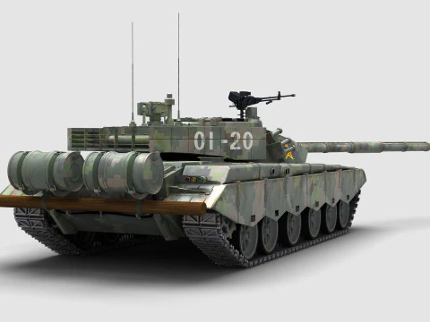 Chinese Type 99 Tank 3D Model