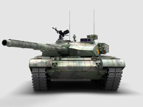Chinese Type 99 Tank 3D Model