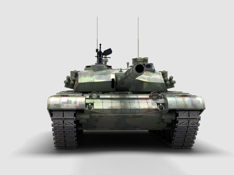 中国の 99 式戦車 3Dモデル