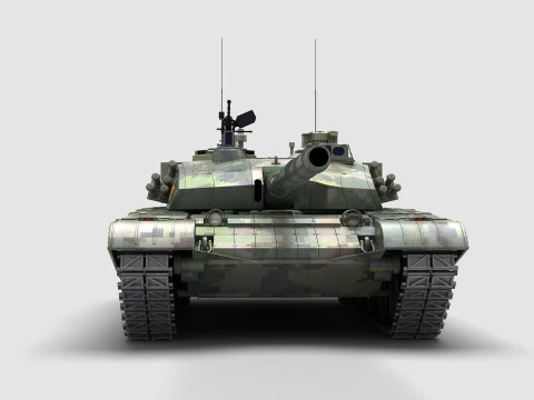 Chinese Type 99 Tank 3D Model