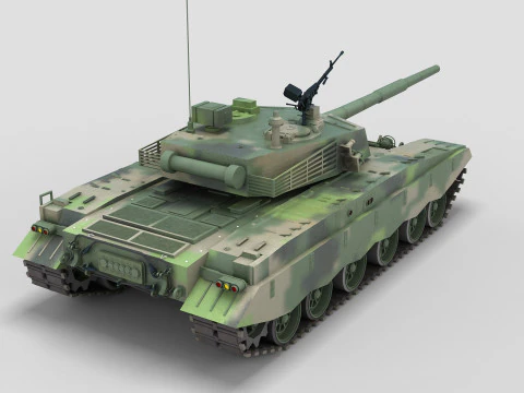 Chinese Type 98 Tank 3D Model