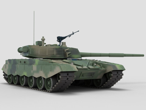 Chinese Type 98 Tank 3D Model