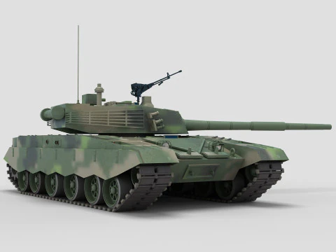 Chinese Type 98 Tank 3D Model