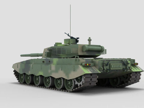 Chinese Type 98 Tank 3D Model