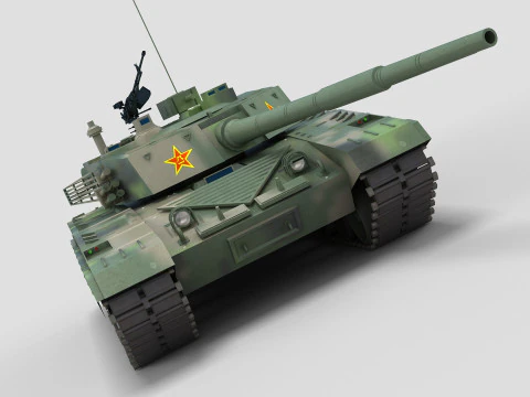 Chinese Type 98 Tank 3D Model