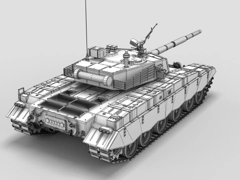 Chinese Type 98 Tank 3D Model