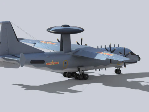 AWACS KJ-500 chino Modelo 3D