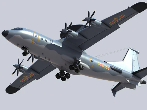 AWACS KJ-500 chino Modelo 3D