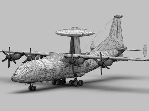 AWACS KJ-500 chino Modelo 3D