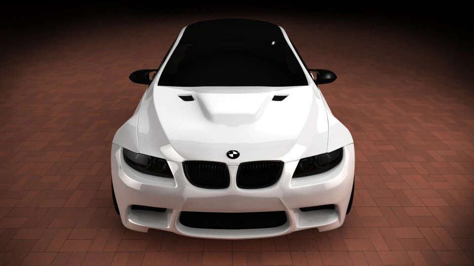 bmw e92 m3 frozen edition 3D Model .c4d .max .obj .3ds .fbx .stl .blend 