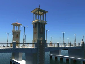 Alex Stanley Bridge 3D Modell