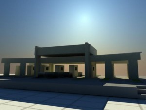 gate Modèle 3D