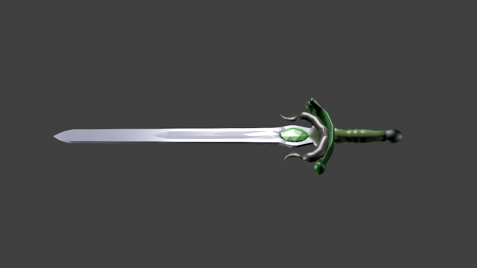 sword 3D Model .c4d .max .obj .3ds .fbx .stl .blend 