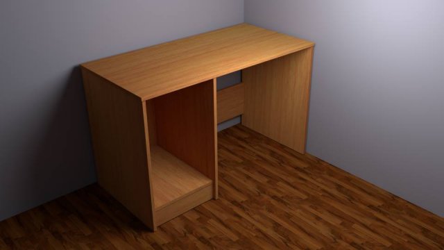 computer table 3D Model .c4d .max .obj .3ds .fbx .stl .blend 