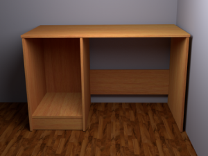 computer table 3D Model