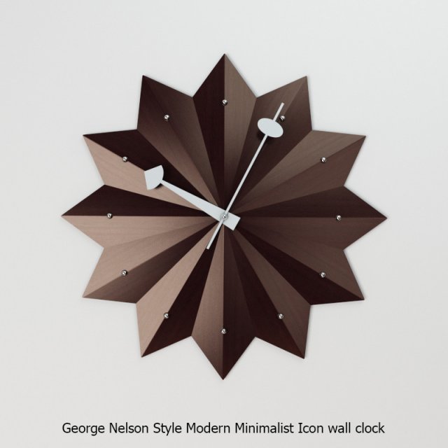 minimalist icon wall clock 3Dモデル .c4d .max .obj .3ds .fbx .stl .blend 