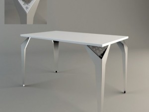 elegant table by studio batoni Model 3D