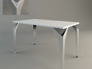 elegant table by studio batoni 3D Model
