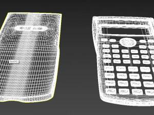 calculator casio fx-82ms 3D Model
