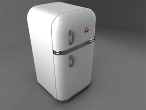 old refrigerator 3D Model