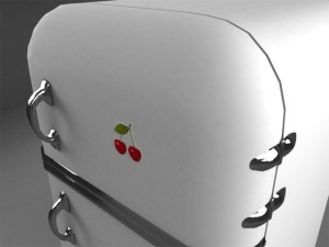 old refrigerator 3D Model