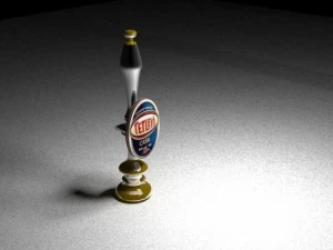 맥주 꼭지 3D 모델