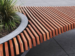 Modern Outdoor Bench 3D Model