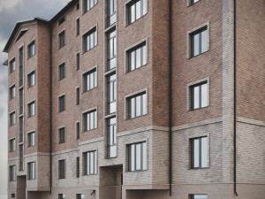 Brick Residential Building 011 Modelo 3D