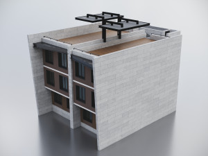 Modern Residential Building 017 3Dモデル