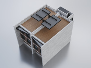 Modern Residential Building 017 3Dモデル
