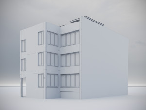 Modern Residential Building 017 3Dモデル