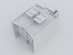 Modern Residential Building 017 3Dモデル