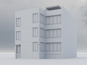 Modern Residential Building 017 3Dモデル