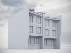 Modern Residential Building 017 3Dモデル
