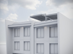 Modern Residential Building 017 3Dモデル