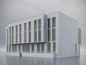 Modern Residential Building 016 Modello 3D