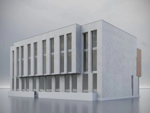 Modern Residential Building 016 3D Model