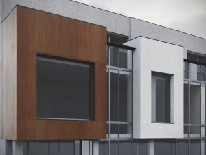 Modern Residential Building 016 3D Model
