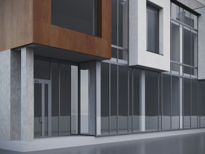 Modern Residential Building 016 Modello 3D