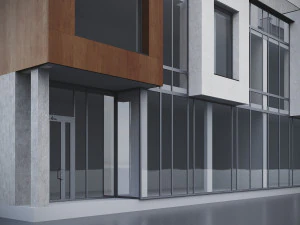 Modern Residential Building 016 3D Model
