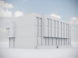 Modern Residential Building 016 Modello 3D