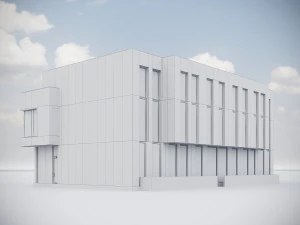 Modern Residential Building 016 3D Model