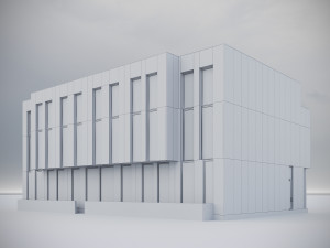 Modern Residential Building 016 Modello 3D