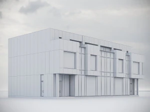 Modern Residential Building 016 3D Model